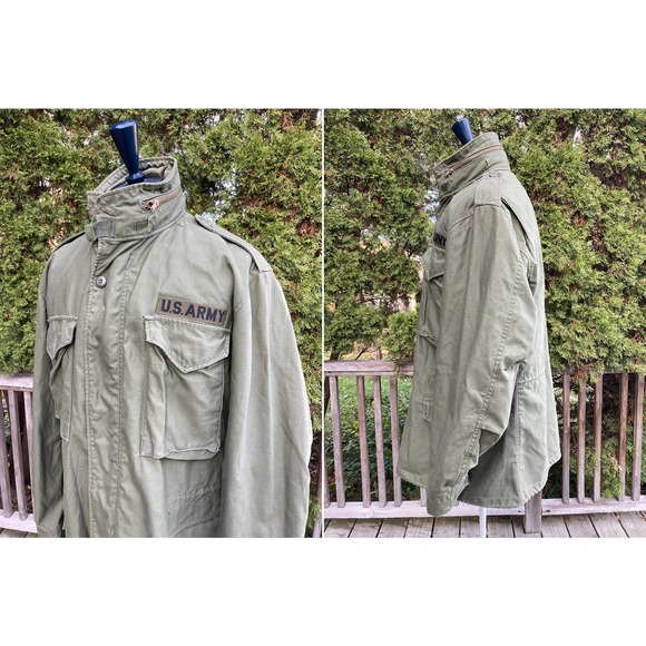 Size M M65 M-65 Field Coat Jacket OG-107 Vintage 70s - Picture 2 of 4